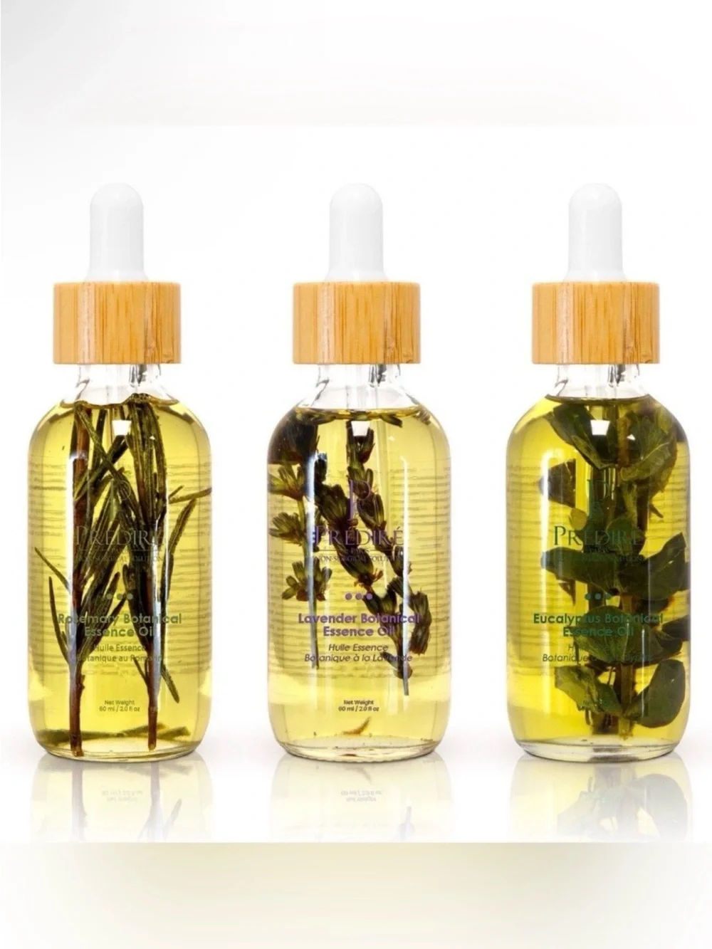 Predire Botanical Oil Trio ~ Rosemary, Lavender, & Eucalyptus 🌱 ~ Retail $700